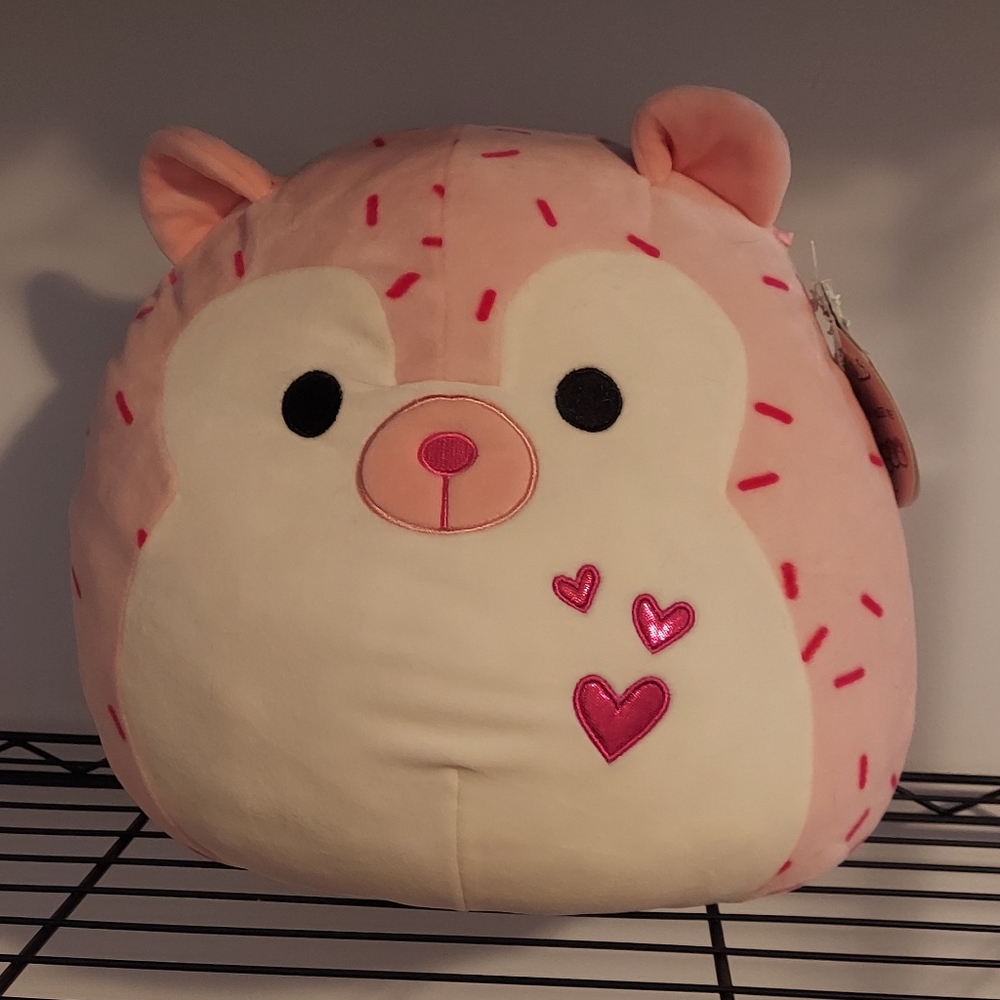 🆕️ Rare Valentines Marco Hedgehog Squishmallow 12in